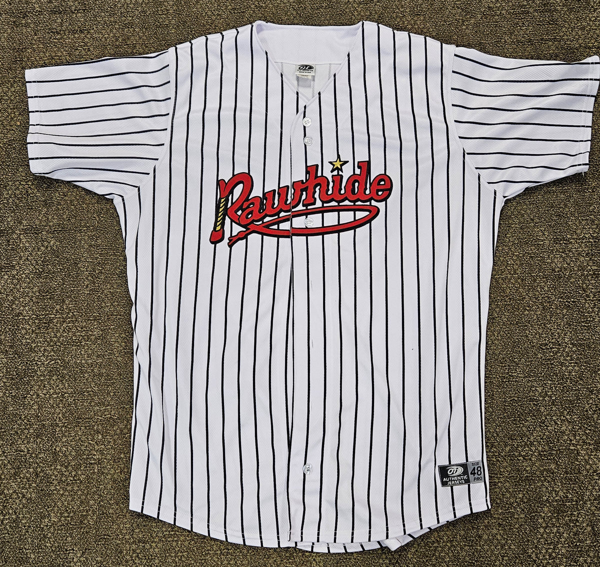 Replica Rawhide Home Pinstripe Jersey – Visalia Rawhide Official Store